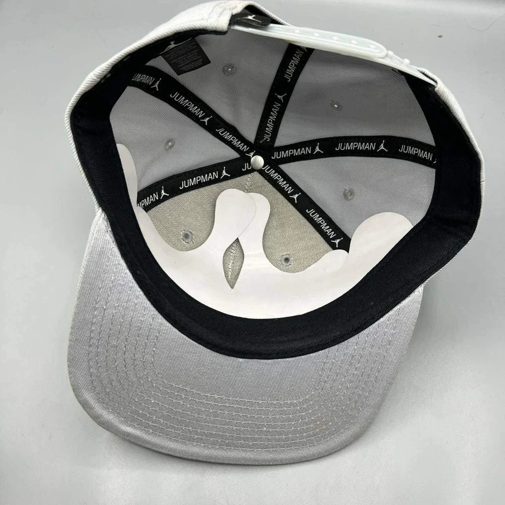 Air‎ Jordan Hat Men Gray Born and Bred Embroidered Jumpman Snap Back Cap New